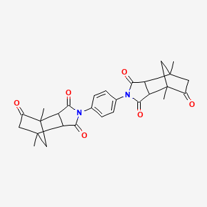 2,2'-(1,4-Phenylene)bis(4,7-dimethyltetrahydro-1H-4,7-methanoisoindole-1,3,5(2H,4H)-trione)