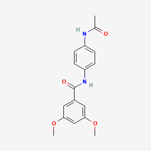 N-(4-acetamidophenyl)-3,5-dimethoxybenzamide