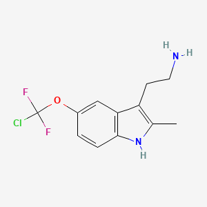 2-{5-[chloro(difluoro)methoxy]-2-methyl-1H-indol-3-yl}ethanamine