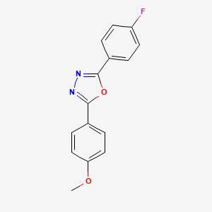 2-(4-Fluorophenyl)-5-(4-methoxyphenyl)-1,3,4-oxadiazole