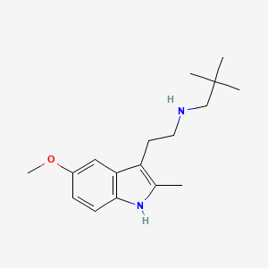 N-[2-(5-methoxy-2-methyl-1H-indol-3-yl)ethyl]-2,2-dimethylpropan-1-amine