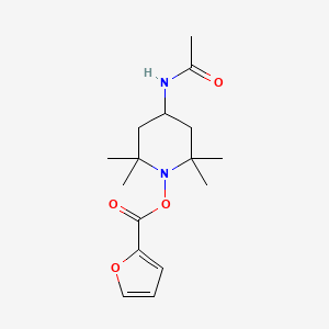 N-{1-[(furan-2-ylcarbonyl)oxy]-2,2,6,6-tetramethylpiperidin-4-yl}acetamide