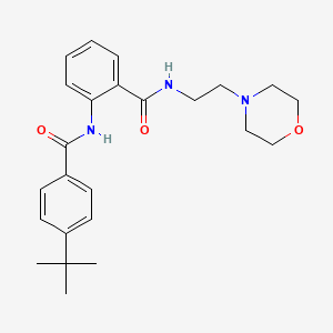 2-{[(4-tert-butylphenyl)carbonyl]amino}-N-[2-(morpholin-4-yl)ethyl]benzamide