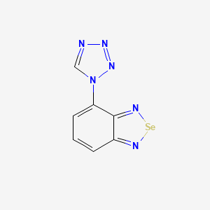 molecular formula C7H4N6Se B11511611 4-(1H-tetrazol-1-yl)-2,1,3-benzoselenadiazole 