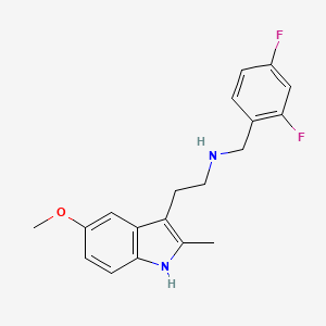 (2,4-Difluoro-benzyl)-[2-(5-methoxy-2-methyl-1H-indol-3-yl)-ethyl]-amine