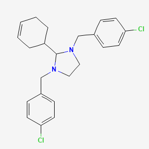 1,3-Bis(4-chlorobenzyl)-2-(cyclohex-3-en-1-yl)imidazolidine