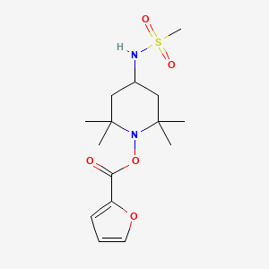 [4-(methanesulfonamido)-2,2,6,6-tetramethylpiperidin-1-yl] furan-2-carboxylate