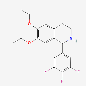 6,7-Diethoxy-1-(3,4,5-trifluorophenyl)-1,2,3,4-tetrahydroisoquinoline