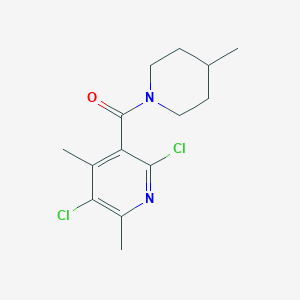 (2,5-Dichloro-4,6-dimethylpyridin-3-yl)(4-methylpiperidin-1-yl)methanone