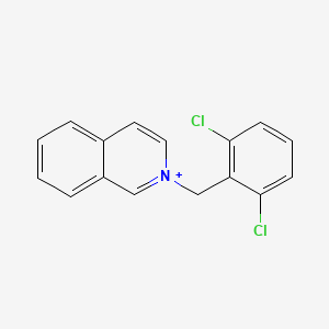 2-[(2,6-Dichlorophenyl)methyl]isoquinolin-2-ium