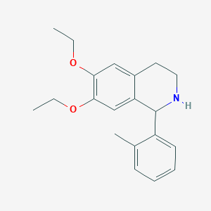 6,7-Diethoxy-1-(2-methylphenyl)-1,2,3,4-tetrahydroisoquinoline