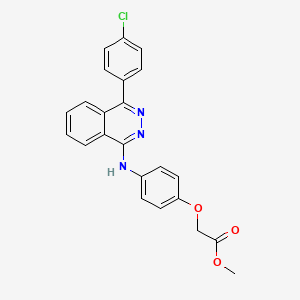 Methyl (4-{[4-(4-chlorophenyl)phthalazin-1-yl]amino}phenoxy)acetate