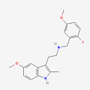 (2-Fluoro-5-methoxy-benzyl)-[2-(5-methoxy-2-methyl-1H-indol-3-yl)-ethyl]-amine