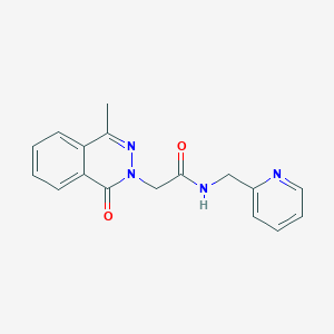 2-(4-Methyl-1-oxo-1H-phthalazin-2-yl)-N-pyridin-2-ylmethyl-acetamide