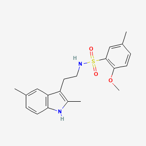 N-[2-(2,5-dimethyl-1H-indol-3-yl)ethyl]-2-methoxy-5-methylbenzenesulfonamide