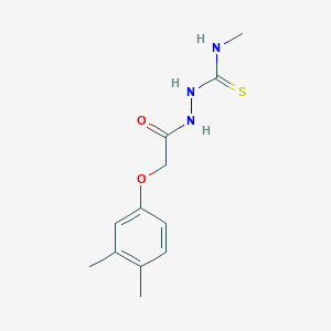 2-[(3,4-dimethylphenoxy)acetyl]-N-methylhydrazinecarbothioamide