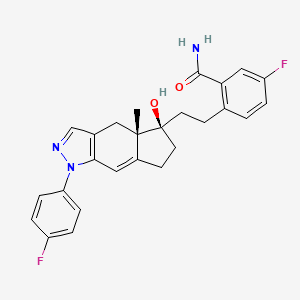 molecular formula C26H25F2N3O2 B1151231 Unii-8WW8T70rdc CAS No. 1021539-02-5