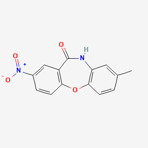 8-Methyl-2-nitrodibenzo[b,f][1,4]oxazepin-11(10H)-one