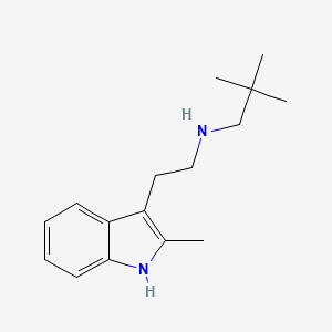 2,2-dimethyl-N-[2-(2-methyl-1H-indol-3-yl)ethyl]propan-1-amine