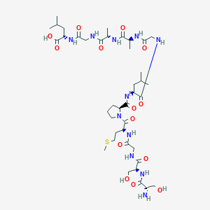 molecular formula C40H69N11O14S B1151243 Pep1-AGL 