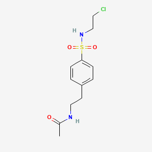 N-(2-{4-[(2-chloroethyl)sulfamoyl]phenyl}ethyl)acetamide