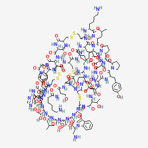 molecular formula C184H284N52O57S8 B1151259 Obtustatin 