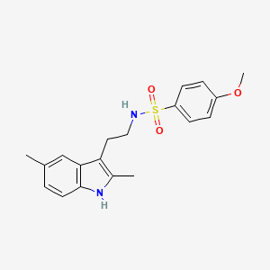 N-[2-(2,5-dimethyl-1H-indol-3-yl)ethyl]-4-methoxybenzenesulfonamide