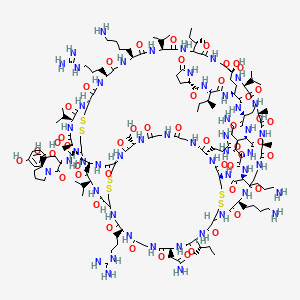 molecular formula C158H262N50O48S6 B1151265 AmmTX3 