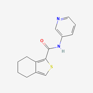 molecular formula C14H14N2OS B11512674 N-(pyridin-3-yl)-4,5,6,7-tetrahydro-2-benzothiophene-1-carboxamide 