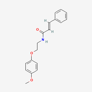 (2E)-N-[2-(4-methoxyphenoxy)ethyl]-3-phenylprop-2-enamide