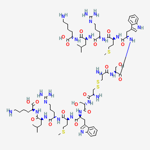 molecular formula C80H130N24O18S4 B1151272 WL 47-dimer 