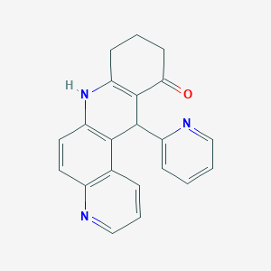 12-Pyridin-2-yl-8,9,10,12-tetrahydro-7H-benzo[b][4,7]phenanthrolin-11-one