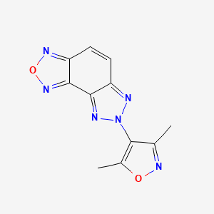 7-(3,5-Dimethyl-4-isoxazolyl)-7H-[1,2,3]triazolo[4,5-e][2,1,3]benzoxadiazole