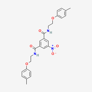 N,N'-bis[2-(4-methylphenoxy)ethyl]-5-nitroisophthalamide