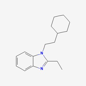 1H-Benzoimidazole, 1-(2-cyclohexylethyl)-2-ethyl-