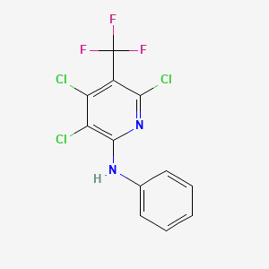 3,4,6-trichloro-N-phenyl-5-(trifluoromethyl)pyridin-2-amine