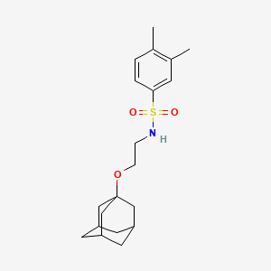 Benzenesulfonamide, N-[2-(adamantan-1-yloxy)ethyl]-3,4-dimethyl-