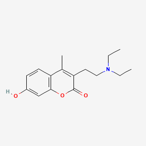 3-(2-(Diethylamino)ethyl)-7-hydroxy-4-methylcoumarin