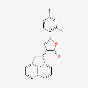 (3Z)-3-(acenaphthylen-1(2H)-ylidene)-5-(2,4-dimethylphenyl)furan-2(3H)-one