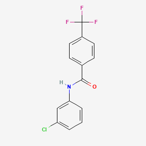 Benzamide, N-(3-chlorophenyl)-4-trifluoromethyl-