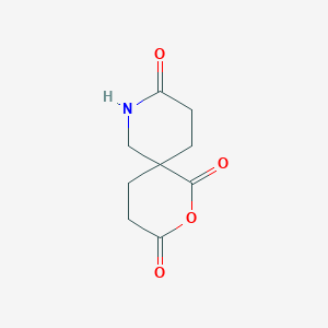 molecular formula C9H11NO4 B11513029 2-Oxa-8-azaspiro[5.5]undecane-1,3,9-trione 