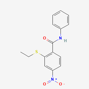 2-(ethylsulfanyl)-4-nitro-N-phenylbenzamide