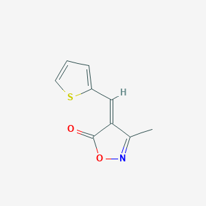 (4Z)-3-methyl-4-(thiophen-2-ylmethylidene)-1,2-oxazol-5(4H)-one