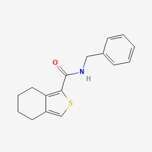 molecular formula C16H17NOS B11513057 N-benzyl-4,5,6,7-tetrahydro-2-benzothiophene-1-carboxamide 