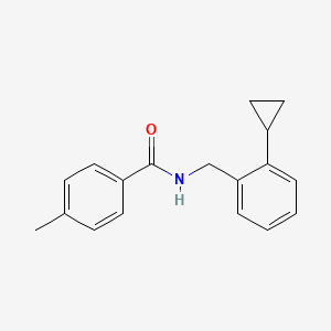 N-(2-cyclopropylbenzyl)-4-methylbenzamide