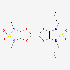 1,3-dimethyl-1',3'-dipropyloctahydro-5H,5'H-5,5'-bi[1,3]dioxolo[4,5-c][1,2,5]thiadiazole 2,2,2',2'-tetraoxide