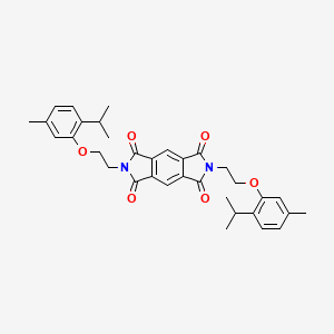 2,6-bis{2-[5-methyl-2-(propan-2-yl)phenoxy]ethyl}pyrrolo[3,4-f]isoindole-1,3,5,7(2H,6H)-tetrone