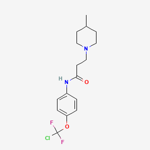 N-[4-(Chloro-difluoro-methoxy)-phenyl]-3-(4-methyl-piperidin-1-yl)-propionamide