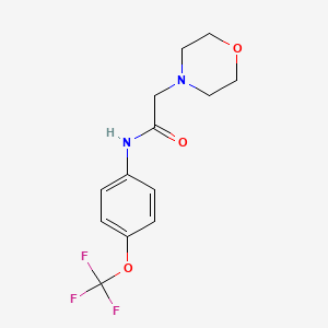 2-(morpholin-4-yl)-N-[4-(trifluoromethoxy)phenyl]acetamide