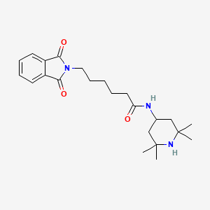 6-(1,3-dioxo-1,3-dihydro-2H-isoindol-2-yl)-N-(2,2,6,6-tetramethylpiperidin-4-yl)hexanamide